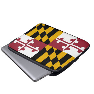 Housse Pour Ordinateur Portable Drapeau du Maryland