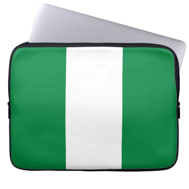 Housse Pour Ordinateur Portable Drapeau du Nigeria (Devant)