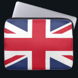 Housse Pour Ordinateur Portable Drapeau du Royaume-Uni<br><div class="desc">Le drapeau national du Royaume-Uni est l'Union Jack, également connu sous le nom de drapeau de l'Union. Le drapeau se compose de la croix rouge de Saint George (patron de l'Angleterre), bordée de blanc, superposée à la croix de Saint Patrick (patron de l'Irlande), qui sont superposées au Saltire de Saint...</div>
