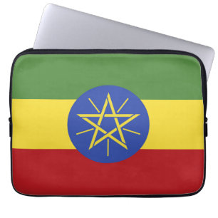 Housse Pour Ordinateur Portable Drapeau éthiopien