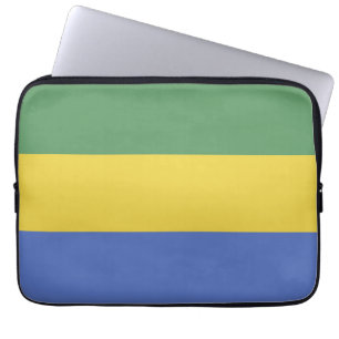 Housse Pour Ordinateur Portable Drapeau Gabon