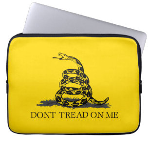 Housse Pour Ordinateur Portable Drapeau Gadsden jaune classique Ne marchez pas sur