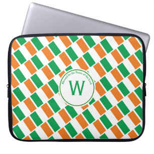 Housse Pour Ordinateur Portable DRAPEAU IRLANDE Écriture Customisée Élégant IRLAND