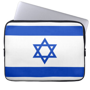 Housse Pour Ordinateur Portable Drapeau Israël 