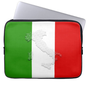 Housse Pour Ordinateur Portable Drapeau italien