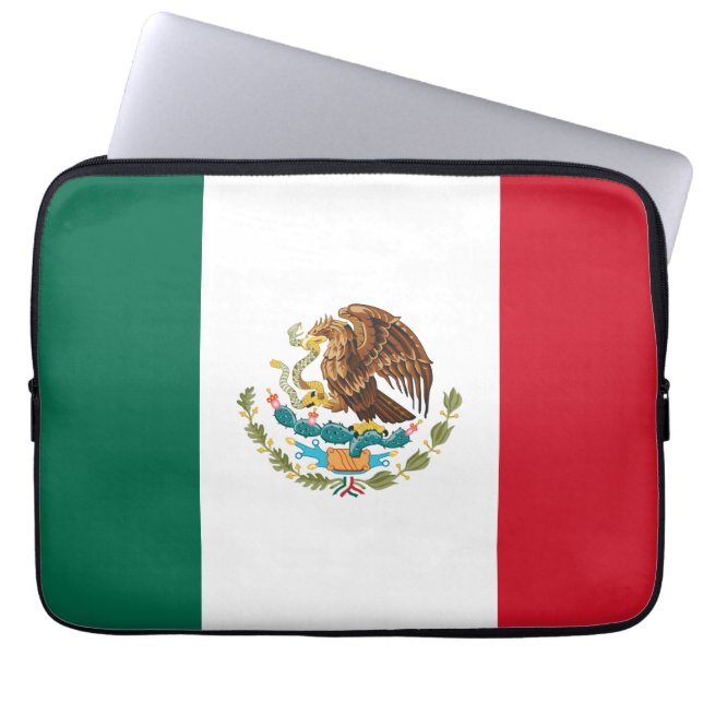 Housse Pour Ordinateur Portable Drapeau mexicain - Drapeau du Mexique (Devant)