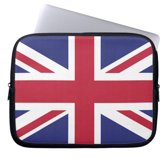 Housse Pour Ordinateur Portable Drapeau patriotique du Royaume-Uni (Devant)