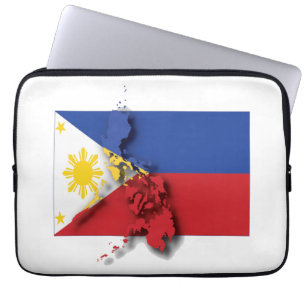 Housse Pour Ordinateur Portable Drapeau PHILIPPINES Patriotique