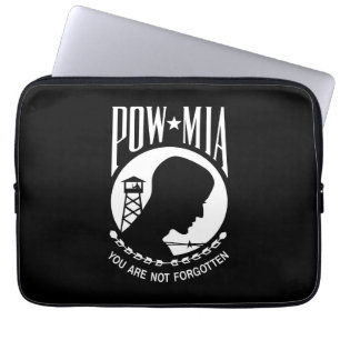 Housse Pour Ordinateur Portable Drapeau POW MIA : Soldats disparus de la guerre du