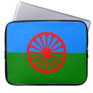 Housse Pour Ordinateur Portable Drapeau romani