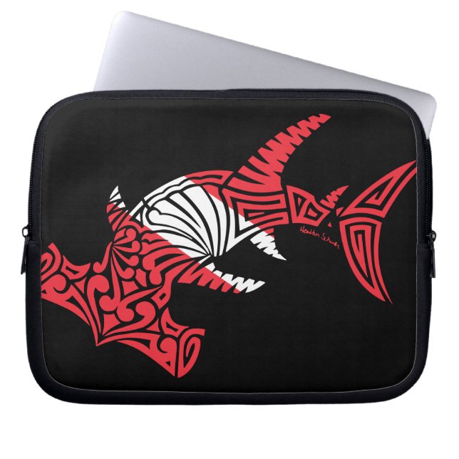Housse Pour Ordinateur Portable Drapeau Tribal de Scuba (Devant)