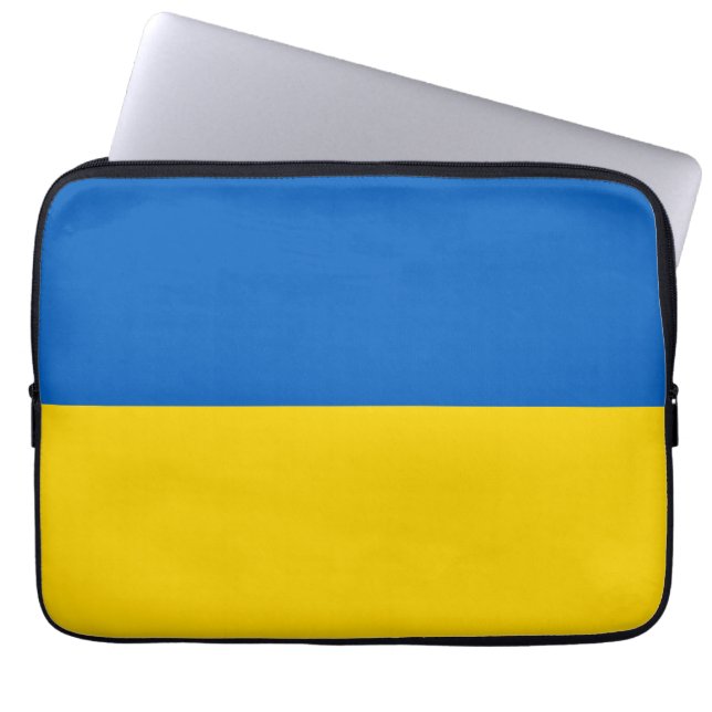 Housse Pour Ordinateur Portable Drapeau ukrainien (Devant)
