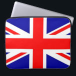 Housse Pour Ordinateur Portable Drapeau Union Jack<br><div class="desc">Drapeau Union Jack,  manche portable sur mesure.</div>