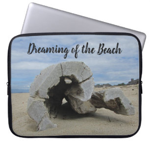 Housse Pour Ordinateur Portable Dreaming of the Beach Driftwood Photo Côte Ouest