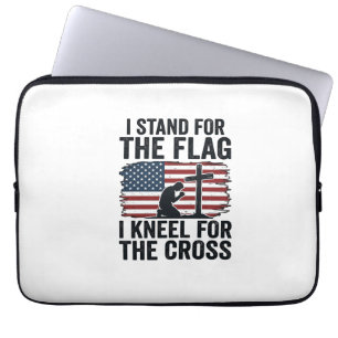 Housse Pour Ordinateur Portable Dress pour le drapeau agenouillez pour la croix co