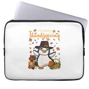 Housse Pour Ordinateur Portable Drôle Bon thanksgiving Pingouin Turquie garçons fi