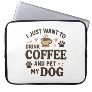 Housse Pour Ordinateur Portable Drôle chien amoureux Mug Chien Maman Chien Papa