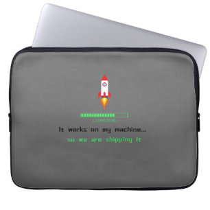 Housse Pour Ordinateur Portable Drôle d'ingénieur logiciel qui livre