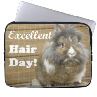Drôle "Excellente journée des cheveux" pour lapin