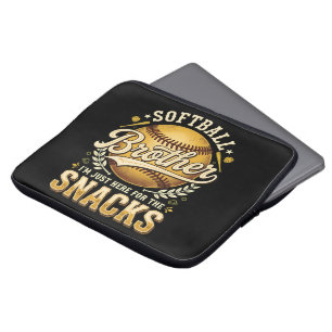 Housse Pour Ordinateur Portable Drôle Frère de Softball Snacks Sports