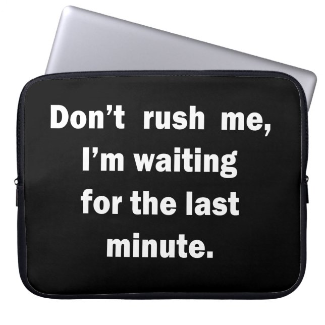 Housse Pour Ordinateur Portable Drôle sarcastique dit citations célèbres (Devant)