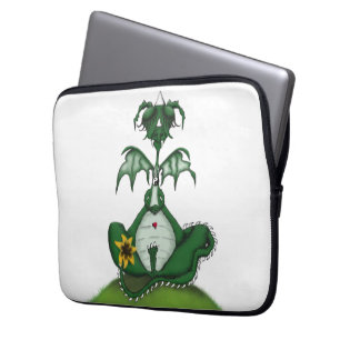 Housse Pour Ordinateur Portable Drôle Yogi Dragon Peinture