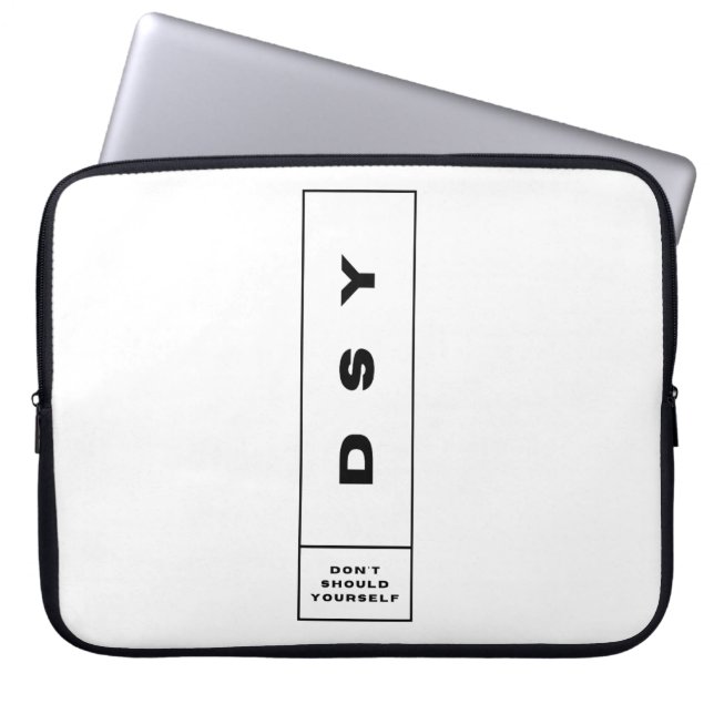 HOUSSE POUR ORDINATEUR PORTABLE DSY LOGO ONE (Devant)