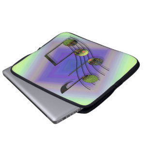 Housse pour ordinateur portable Dubstep Notes