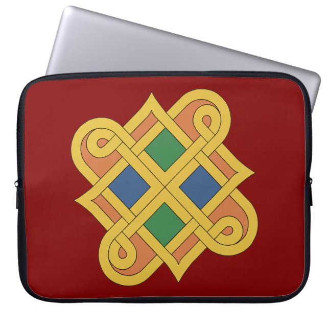 Housse Pour Ordinateur Portable Durrow Knotwork 2016 (Devant)