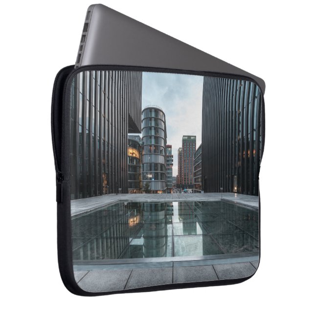 Housse Pour Ordinateur Portable Dusseldorf Allemagne (Devant droit)