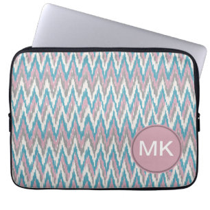 Housse Pour Ordinateur Portable Dusty rose et bleu iKat