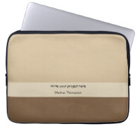 Earthy brown monogrammed Business et projet