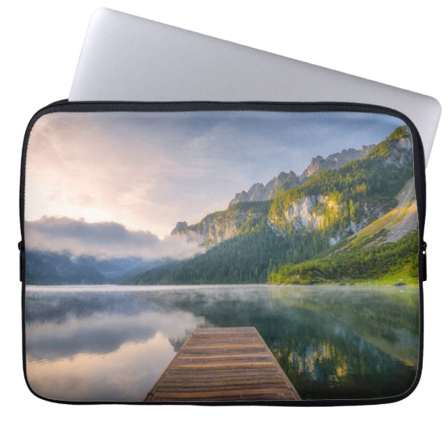Housse Pour Ordinateur Portable Eau | Azure Alpine Lake, Autriche (Devant)