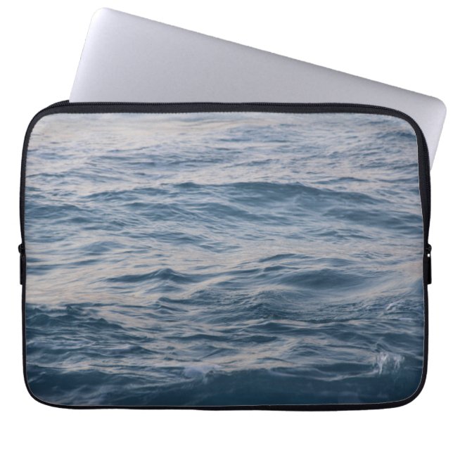 Housse Pour Ordinateur Portable Eau de mer de près  (Devant)
