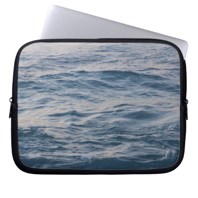 Housse Pour Ordinateur Portable Eau de mer de près  (Devant)