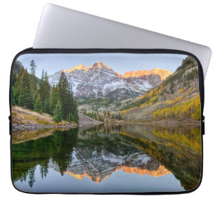 Housse Pour Ordinateur Portable Eau Maroon Bells Lake Aspen Trees