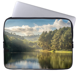 Housse Pour Ordinateur Portable Eau   Pang Oung Lake & Pine Forest Thaïlande