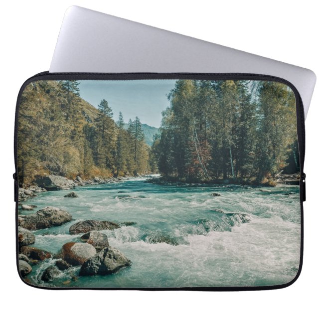 Housse Pour Ordinateur Portable Eau | Rivière Kucherla, Altaï (Devant)