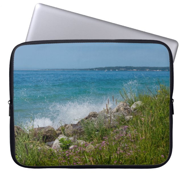 Housse Pour Ordinateur Portable Éclatement À Mackinac (Devant)