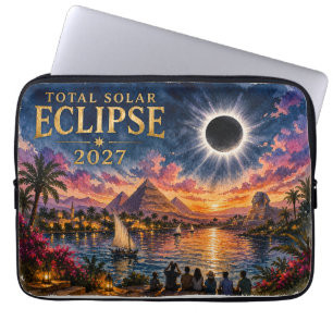 Housse Pour Ordinateur Portable Éclipse solaire totale de 2027 en Égypte