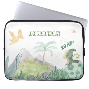 Housse Pour Ordinateur Portable École Cute Dinosaur
