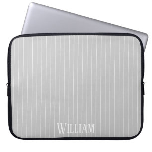 Housse Pour Ordinateur Portable Écrans gris clair personnalisés