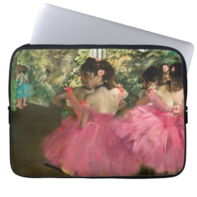 Housse Pour Ordinateur Portable Edgar Degas - Danseurs en rose (Devant)