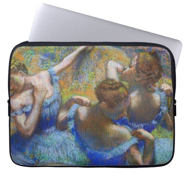 Housse Pour Ordinateur Portable Edgar Degas - Danseuses bleues (Devant)