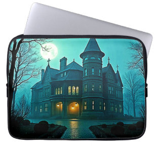 Housse Pour Ordinateur Portable Eerie Victorian Mansion Lune