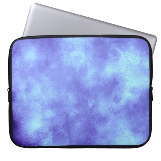 Housse Pour Ordinateur Portable Effet nuage de tempête bleue (Devant)