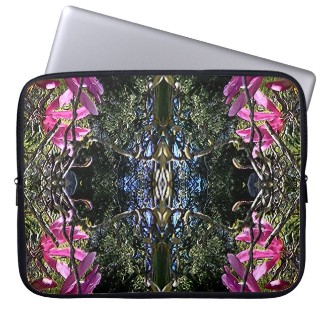 Housse Pour Ordinateur Portable Eglise des Magnolias.... (Devant)