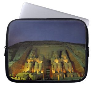 Housse Pour Ordinateur Portable Égypte, Abu Simbel, Figures colossales de Ramsès