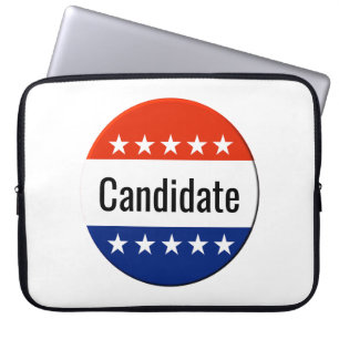Housse Pour Ordinateur Portable Élection de 2024 pour les candidats personnalisés