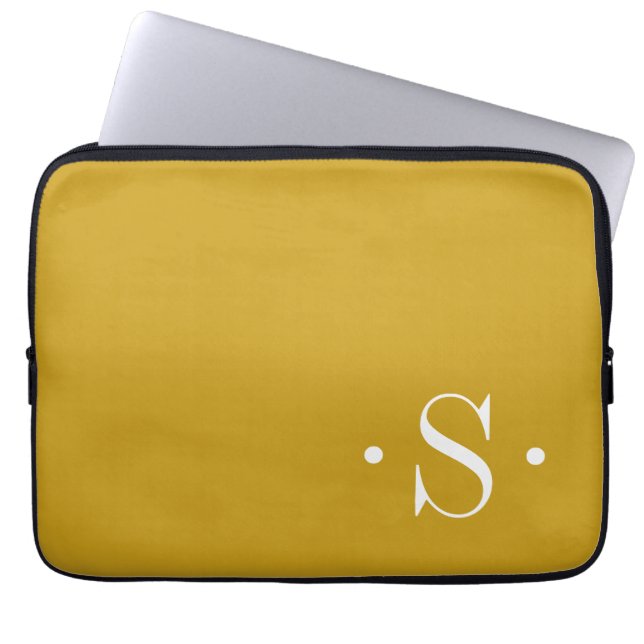 Housse Pour Ordinateur Portable Élégant Manche Portable Monogram (Devant)